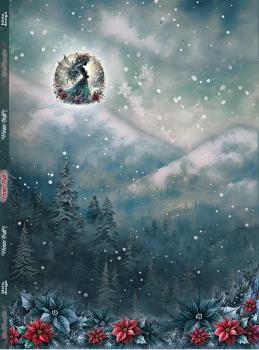 Winter Fairy - großes Panel - French Terry